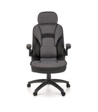 VALERIO fotel gabinetowy czarny / popielaty (1p1szt)