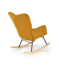 VASCO fotel bujany musztardowy