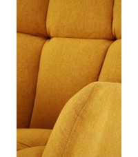VASCO fotel bujany musztardowy