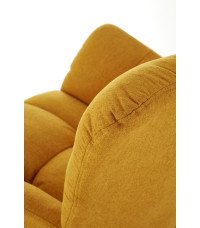 VASCO fotel bujany musztardowy