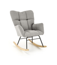 VASCO fotel bujany popielaty