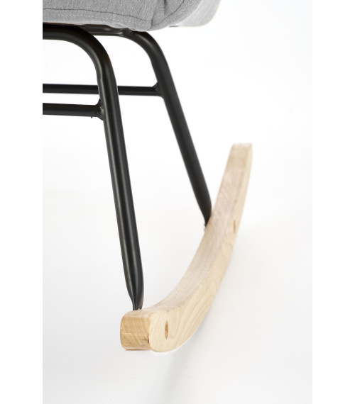 VASCO fotel bujany popielaty