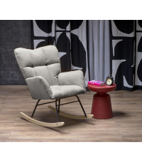 VASCO fotel bujany popielaty