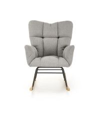 VASCO fotel bujany popielaty