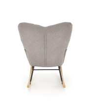 VASCO fotel bujany popielaty