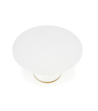 VEGAS stół, blat - biały, noga - biały / złoty (2p1szt)