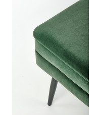VELVA ławka ciemny zielony/czarny (1p1szt)