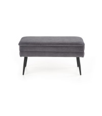 VELVA ławka popielaty/czarny (1p1szt)