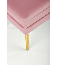 VELVA ławka różowy/złoty (1p1szt)