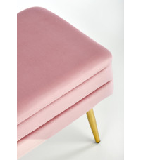 VELVA ławka różowy/złoty (1p1szt)