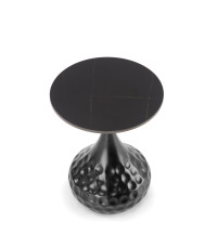 VERDE  ława czarny marmur / czarny (2p1szt)