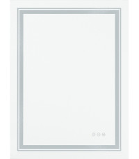 VERO lustro ścienne łazienkowe, srebrny (1p1szt)