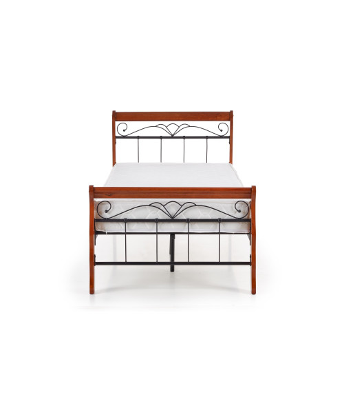 VERONICA łóżko 90 cm czereśnia ant./czarny (4p1szt.)