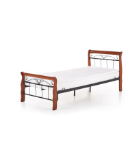 VERONICA łóżko 90 cm czereśnia ant./czarny (4p1szt.)