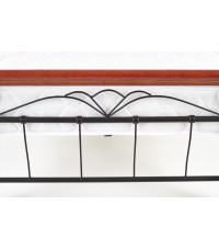 VERONICA łóżko 90 cm czereśnia ant./czarny (4p1szt.)