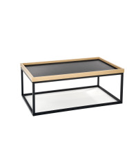 VESPA ława blat naturalny, nogi: czarny (1p1szt)