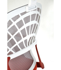 VESUVIO 2 fotel gabinetowy cynamonowy / biały