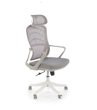 VESUVIO 2 fotel gabinetowy popielaty / biały