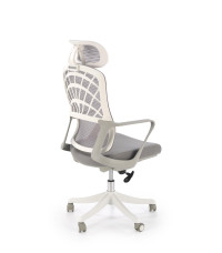 VESUVIO 2 fotel gabinetowy popielaty / biały