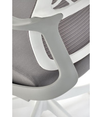 VESUVIO 2 fotel gabinetowy popielaty / biały