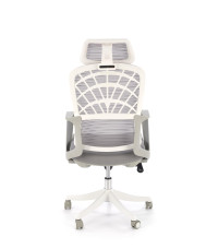 VESUVIO 2 fotel gabinetowy popielaty / biały