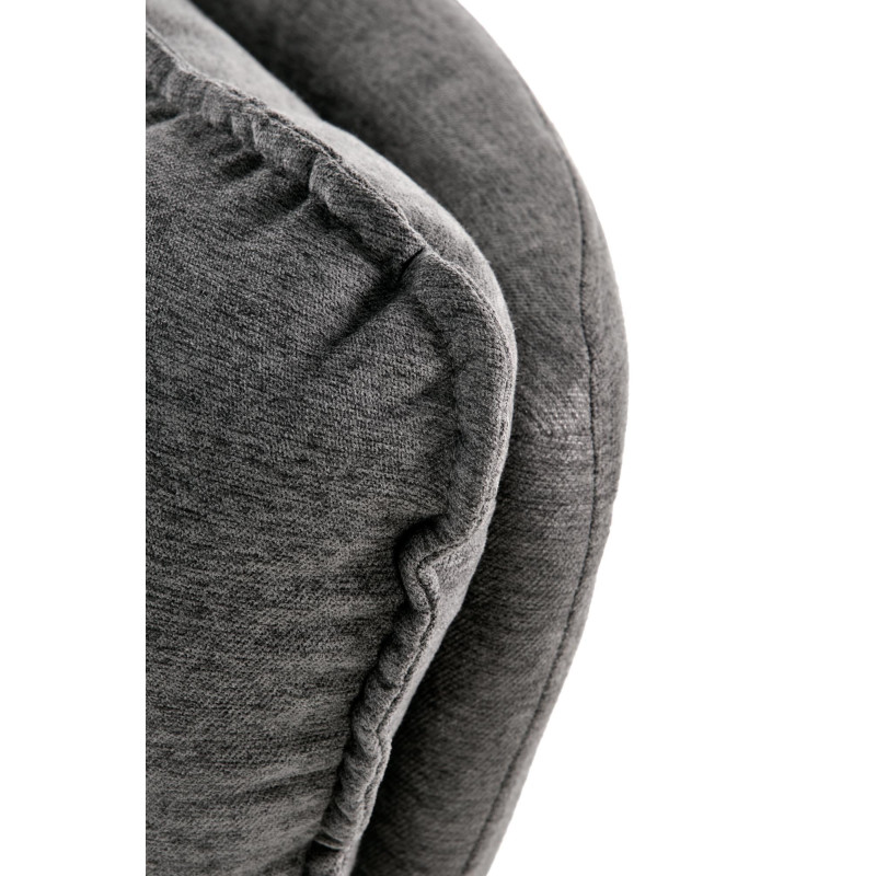 VOLKER fotel wypoczynkowy c.popiel / czarny (1p1szt)