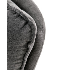 VOLKER fotel wypoczynkowy c.popiel / czarny (1p1szt)