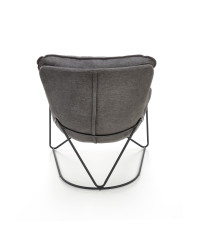 VOLKER fotel wypoczynkowy c.popiel / czarny (1p1szt)