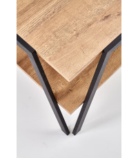 VOLTA ława czarny / dąb złoty (1p1szt)