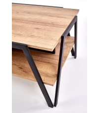 VOLTA ława czarny / dąb złoty (1p1szt)