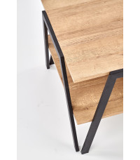 VOLTA ława czarny / dąb złoty (1p1szt)