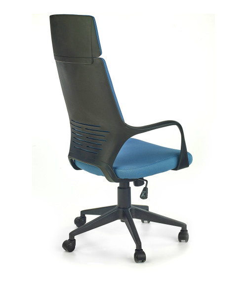 VOYAGER fotel gabinetowy czarny / niebieski