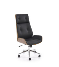 WEBSTER fotel gabinetowy orzechowy/czarny