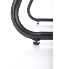 WHISPER fotel wypoczynkowy, czarny / naturalny (1p1szt)