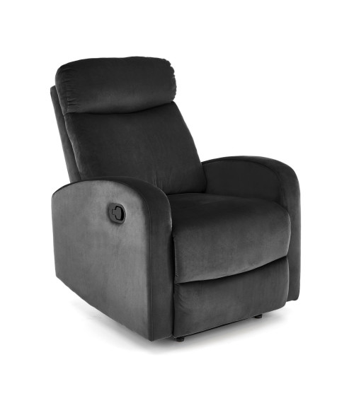 WONDER fotel rozkładany z funkcją kołyski, czarny (2p1szt)