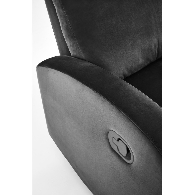 WONDER fotel rozkładany z funkcją kołyski, czarny (2p1szt)