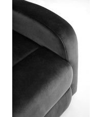 WONDER fotel rozkładany z funkcją kołyski, czarny (2p1szt)