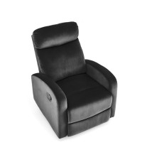 WONDER fotel rozkładany z funkcją kołyski, czarny (2p1szt)