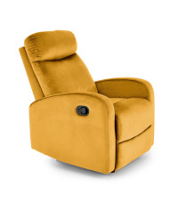 WONDER fotel rozkładany z funkcją kołyski, musztardowy (2p1szt)