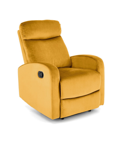 WONDER fotel rozkładany z funkcją kołyski, musztardowy (2p1szt)