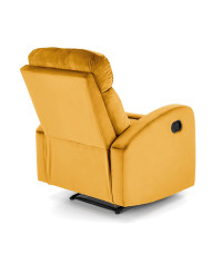 WONDER fotel rozkładany z funkcją kołyski, musztardowy (2p1szt)