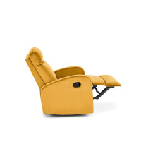 WONDER fotel rozkładany z funkcją kołyski, musztardowy (2p1szt)