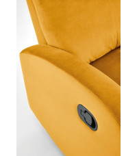 WONDER fotel rozkładany z funkcją kołyski, musztardowy (2p1szt)
