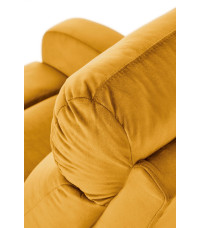 WONDER fotel rozkładany z funkcją kołyski, musztardowy (2p1szt)