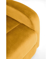 WONDER fotel rozkładany z funkcją kołyski, musztardowy (2p1szt)