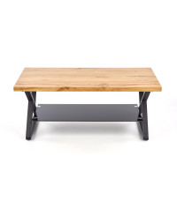 XENA PROSTOKĄT ława czarny / naturalny (2p1szt)