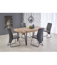 YOHANN stół dąb san remo / czarny (1p1szt)