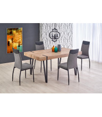 YOHANN stół dąb san remo / czarny (1p1szt)