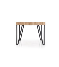 YOHANN stół dąb san remo / czarny (1p1szt)