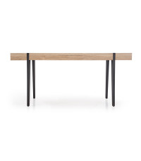 YOHANN stół dąb san remo / czarny (1p1szt)